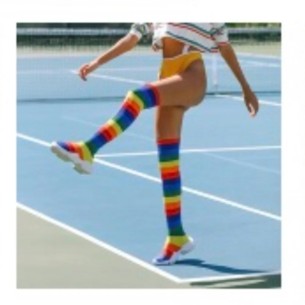Thrusters The Rainbow Ones Thigh High Boots Size 10 (40)